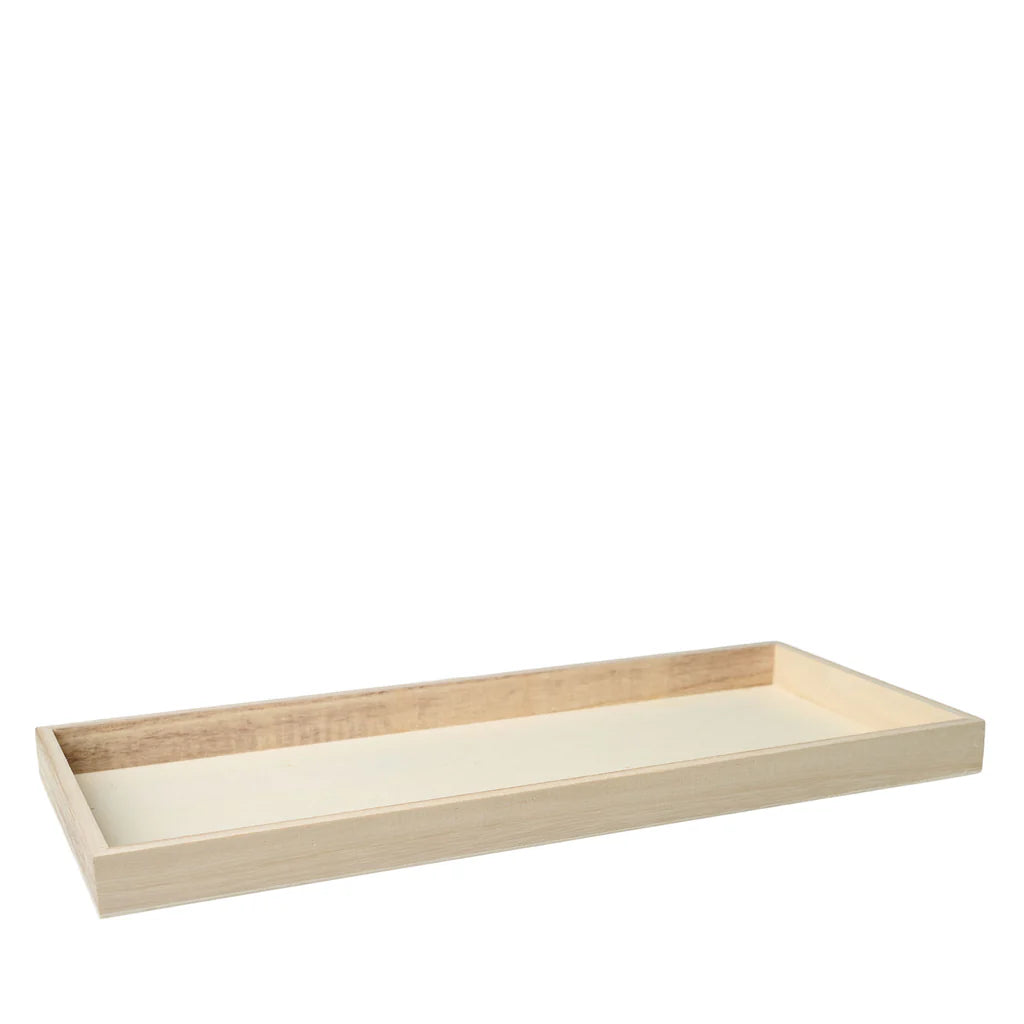 Dekotablett aus Holz